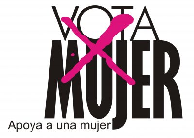 Vota mujer: Apoya a una mujer